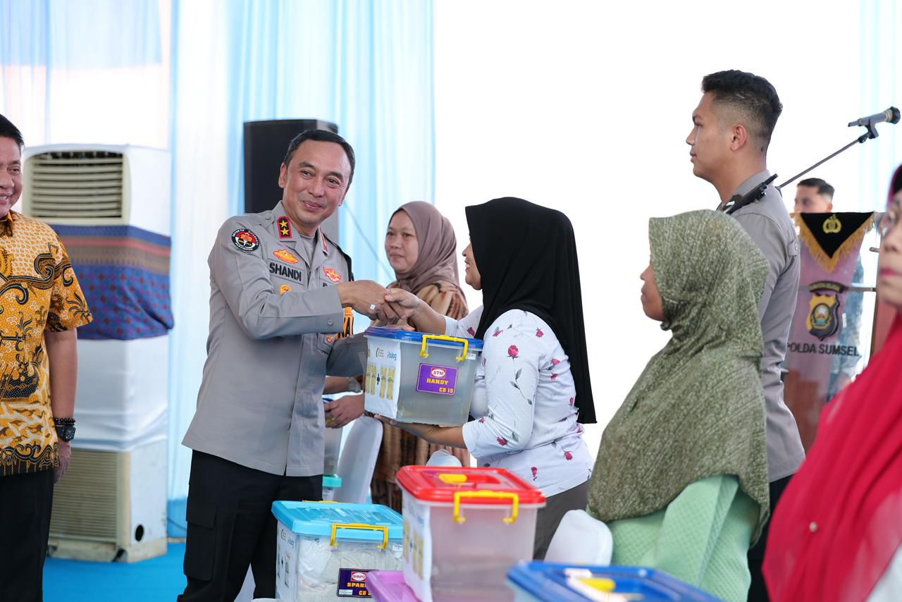Gerakan Pangan Murah Polri Digelar di 47 Titik Sumsel