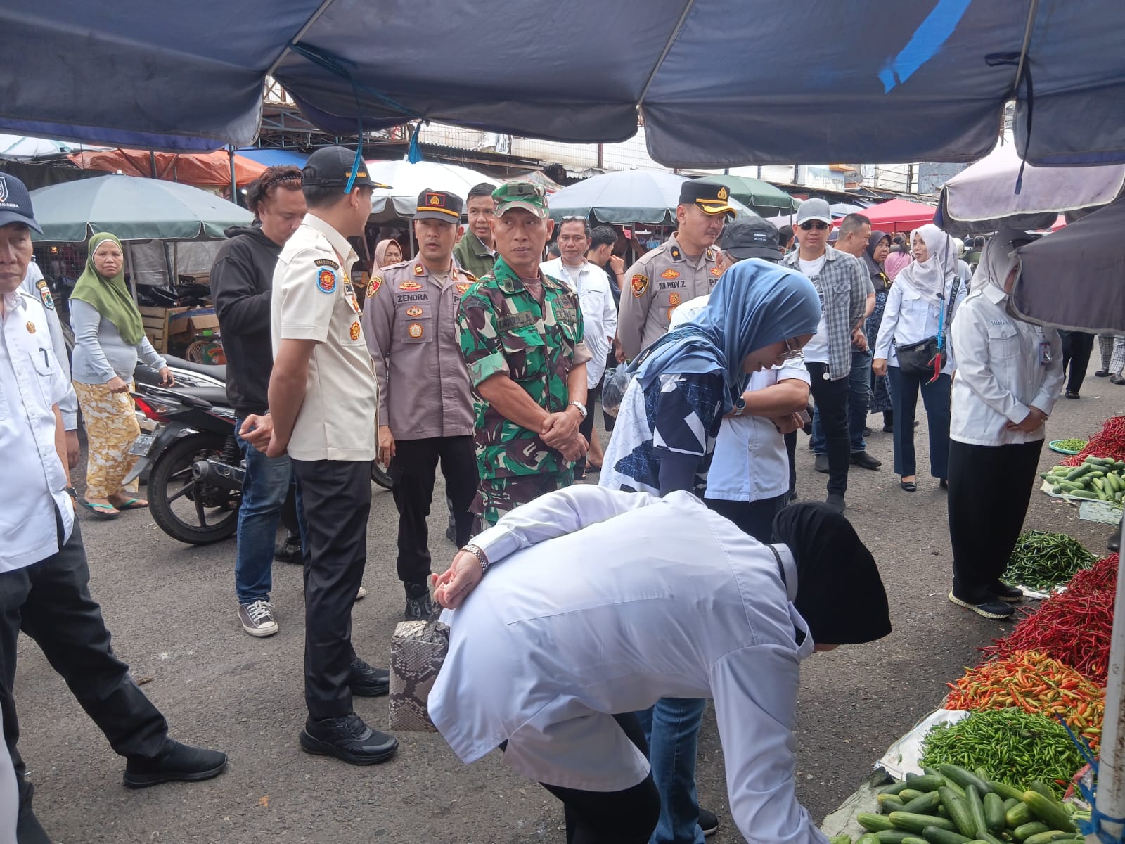 Polres Lubuk Linggau Bersama Pemkot Sidak Pasar Tradisional ,Pantau Harga Daging dan Sembako untuk Kebutuhan Masyarakat 