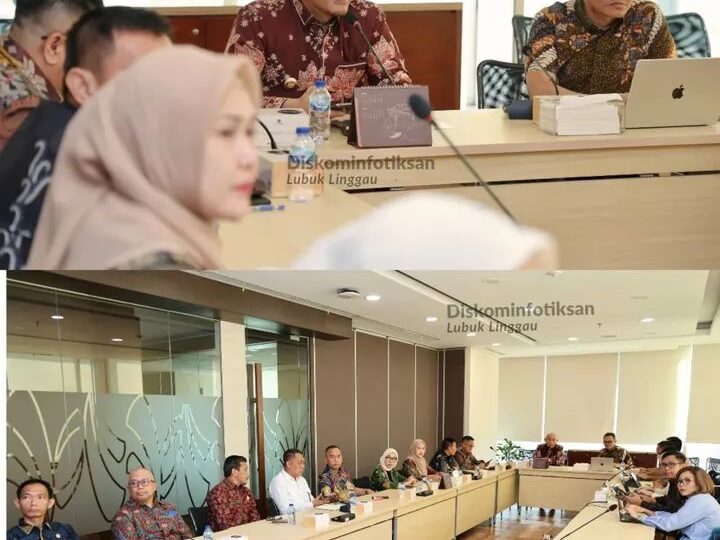 H Rachmat Hidayat Walikota Lubuk Linggau didampingi Sekretaris Daerah , H Trisko Defriyansa melakukan audiensi dengan pihak PT Sarana Multi Infrastruktur 