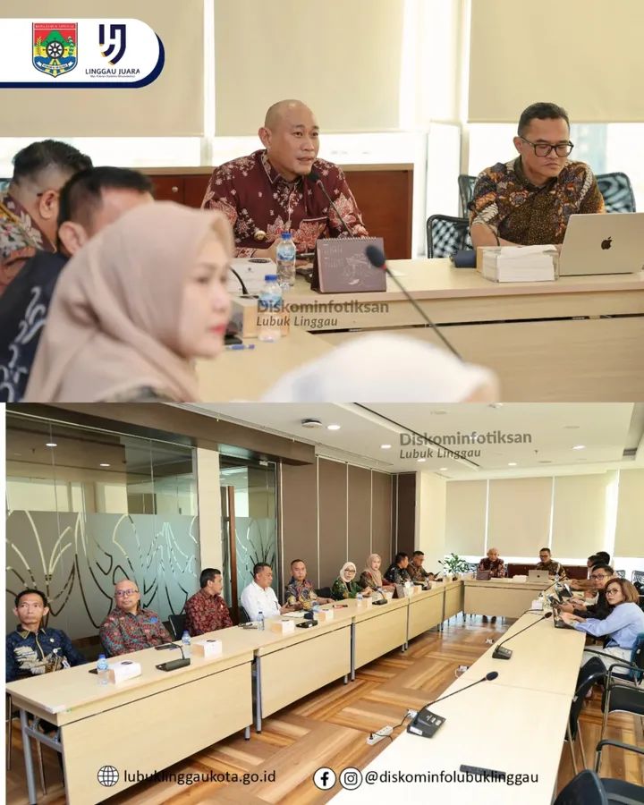 H Rachmat Hidayat Walikota Lubuk Linggau didampingi Sekretaris Daerah , H Trisko Defriyansa melakukan audiensi dengan pihak PT Sarana Multi Infrastruktur 