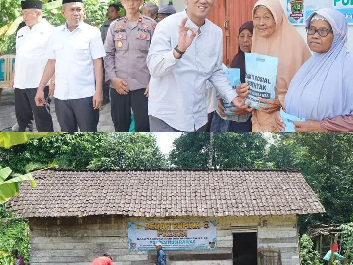 Polri Tidak Hanya Hadir untuk Menjaga Keamanan dan Ketertiban, Tetapi Juga Memiliki Kepedulian Sosial yang Tinggi Dalam Meningkatkan Kualitas Hidup Masyarakat Kurang Mampu, Rangka HUT Bhayangkara ke -80
