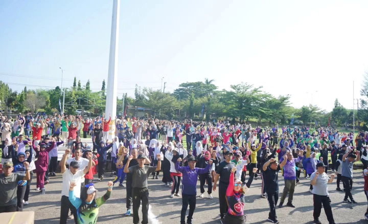 Selain Ajang Olahraga, kegiatan Diisi Dengan Pengundian Hadiah Dalam Rangka Memeriahkan Hari Ulang Tahun ke-83 Kabupaten Musi Rawas