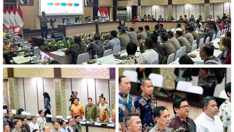 Wakapolres Musi Rawas Hadiri Rakor Dukungan Forkopimda