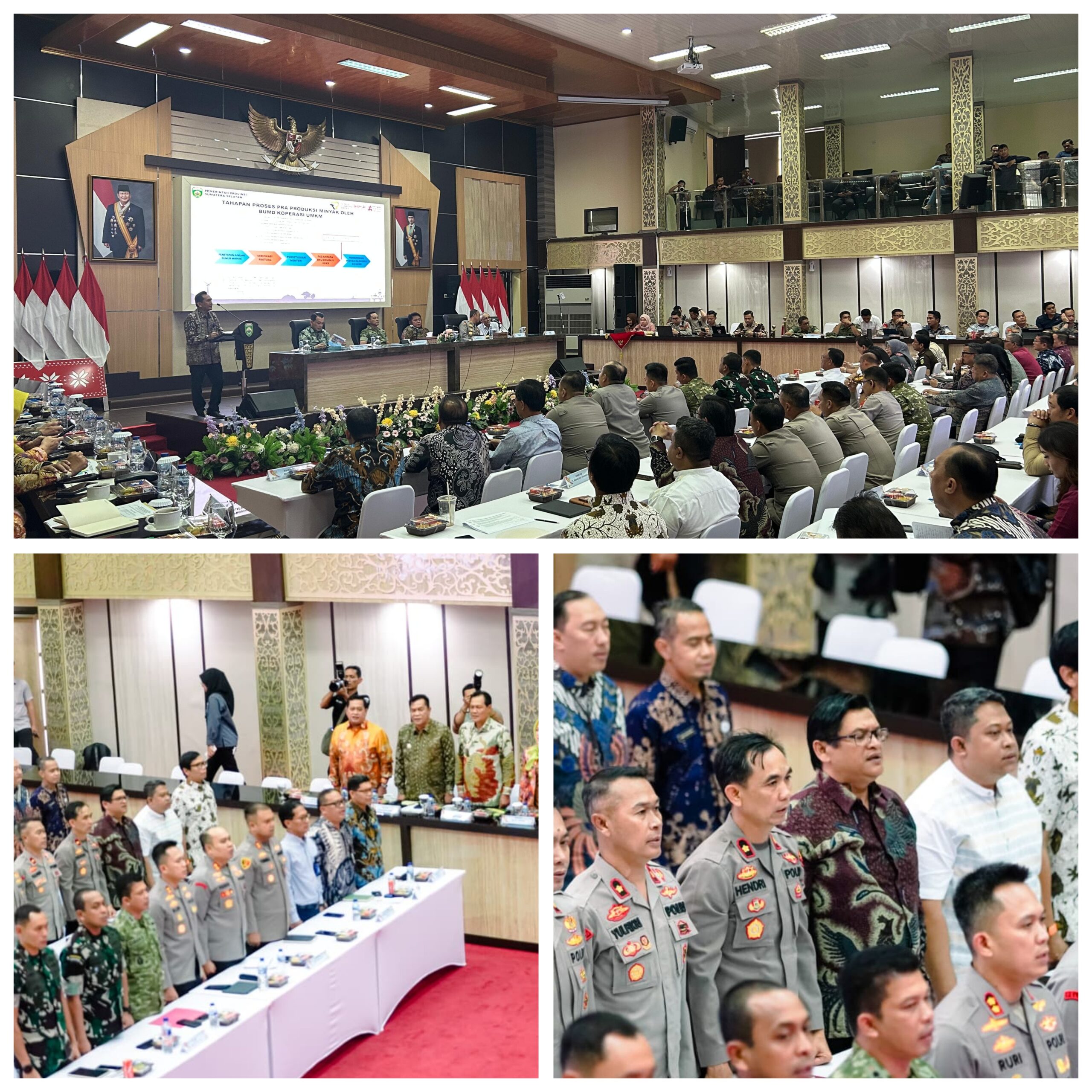 Wakapolres Musi Rawas Hadiri Rakor Dukungan Forkopimda