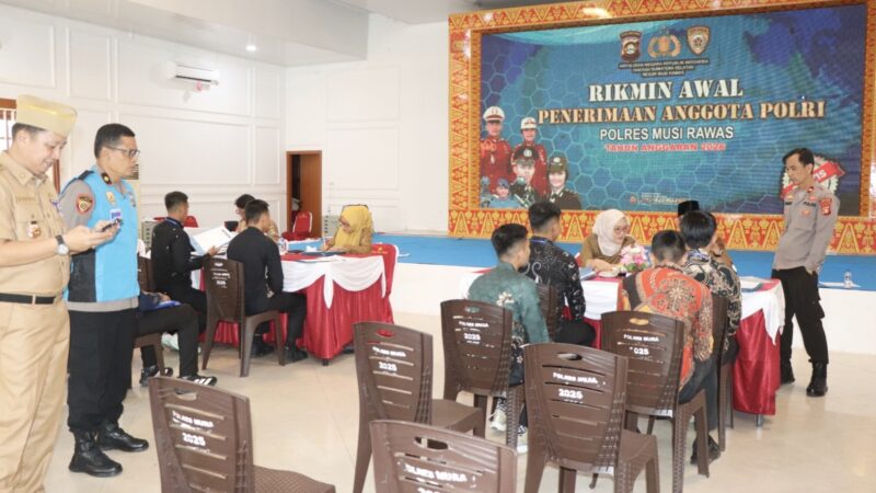 Polres Musi Rawas Gelar Rikmin Awal Penerimaan Bintara Polri 2026, Kapolres : Jangan Percaya Oknum Bisa Meluluskan