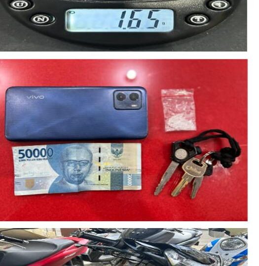 Pemuda Inisial MP (20), warga Sidorejo, Lubuk Linggau Barat II, terpaksa Berurusan Dengan Hukum Setelah Kedapatan Membawa Paket Narkotika Jenis Sabu