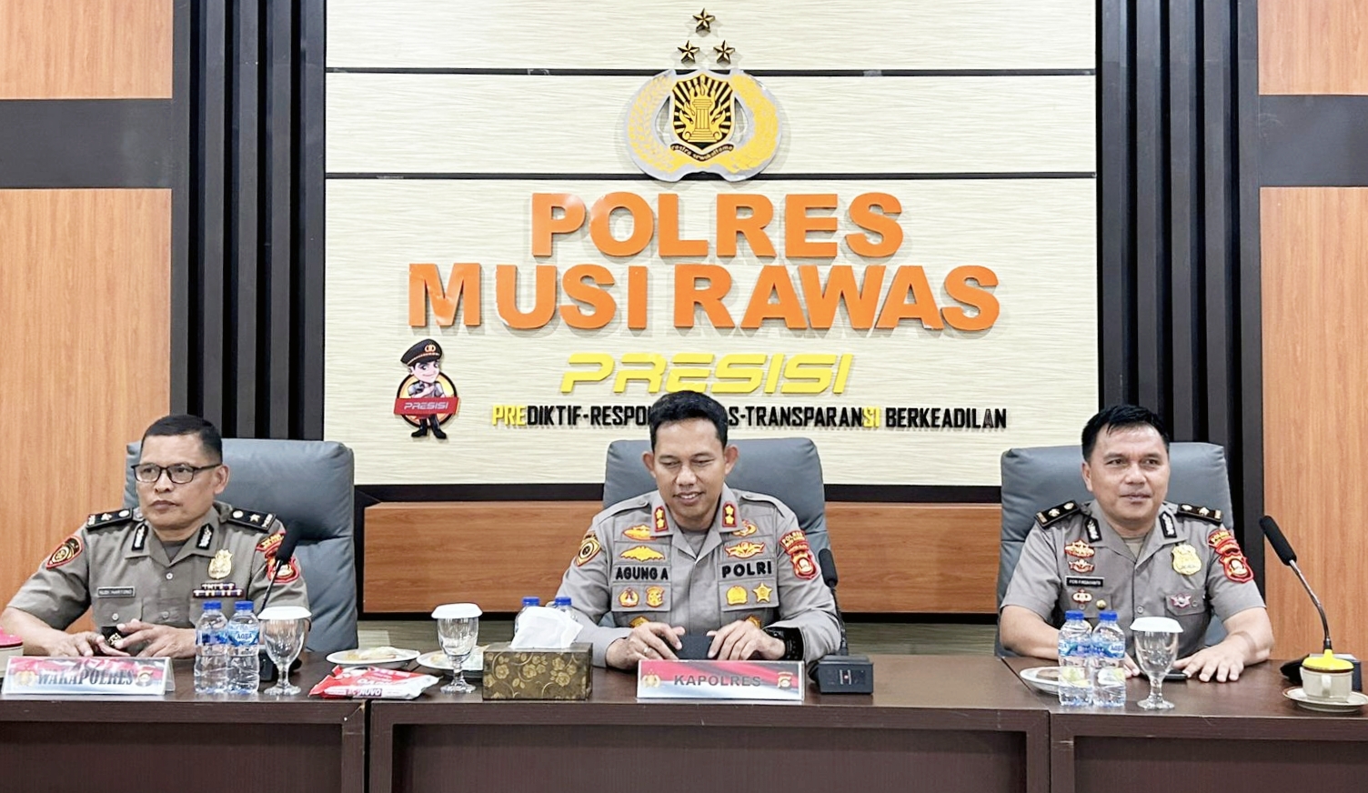 Dipimpin Wakapolri, Polres Musi Rawas Bersama Instansi Terkait Ikuti Zoom Meeting Antisipasi Fenomena El Nino “Godzilla”