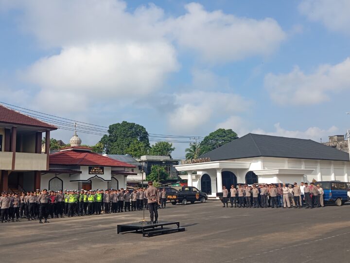 Pastikan Situasi Aman dan Tertib Peringatan Hari Buruh Internasional (Mayday), Polres Lubuk Linggau Menggelar Apel Siaga 