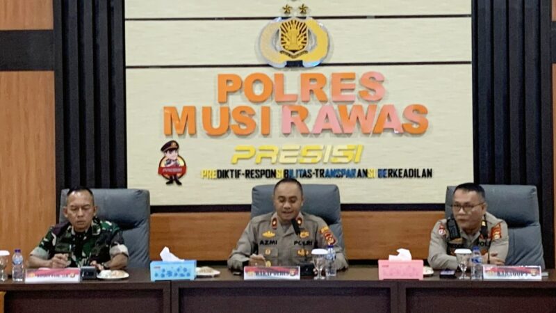 Antisifasi Karhutla, Polres Musi Rawas Bersama Intansi Terkait Gelar Rapat Koordinasi Wujudkan Zero Karhutla 
