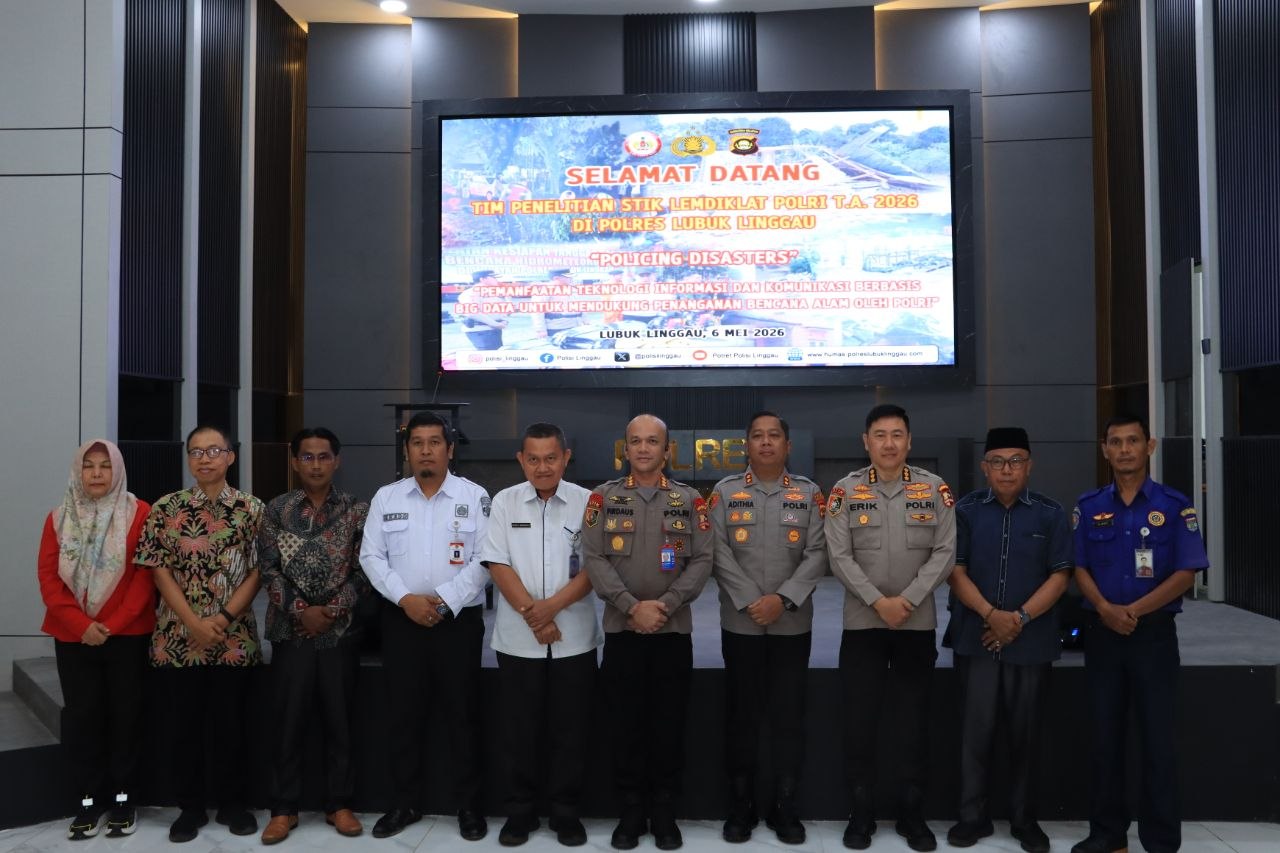 Polres Lubuk Linggau Penanganan Bencana Tidak Hanya Mengandalkan Respons Manual, Melainkan Didukung oleh Analisis Big Data 