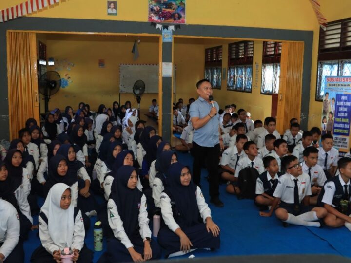 Polres Lubuk Linggau Gencarkan Satgas Bekawan  , Ciptakan Lingkungan Sekolah Aman dan kondusif