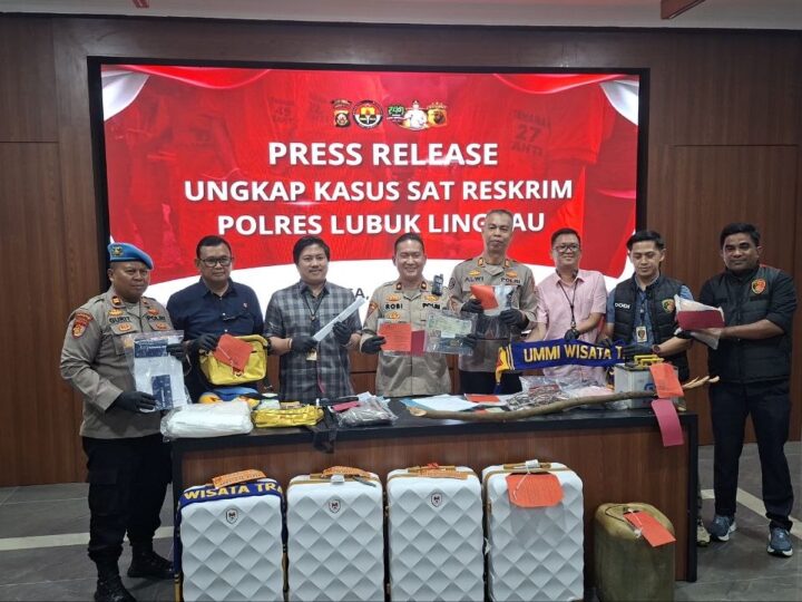 Konferensi Pers Satreskrim Polres Lubuk Linggau   Ungkap kasus tindak pidana dalam kurun waktu Satu Bulan Terakhir Berhasil Ungkap Kasus 54 dengan Jumlah Tersangka Sebanyak 23 