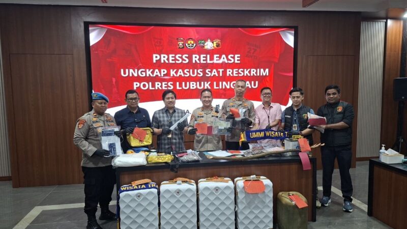 Konferensi Pers Satreskrim Polres Lubuk Linggau   Ungkap kasus tindak pidana dalam kurun waktu Satu Bulan Terakhir Berhasil Ungkap Kasus 54 dengan Jumlah Tersangka Sebanyak 23 