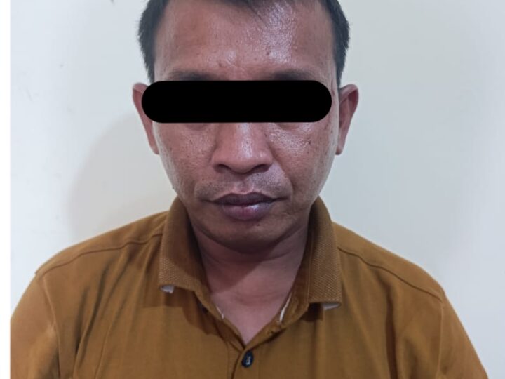 RA(33) Warga Kelurahan Megang Ditangkap Unit Reskrim Polsek Utara l, Diduga Curi Tas Berisi Tiga Buah Hp Milik Pengunjung Kafe Melodi