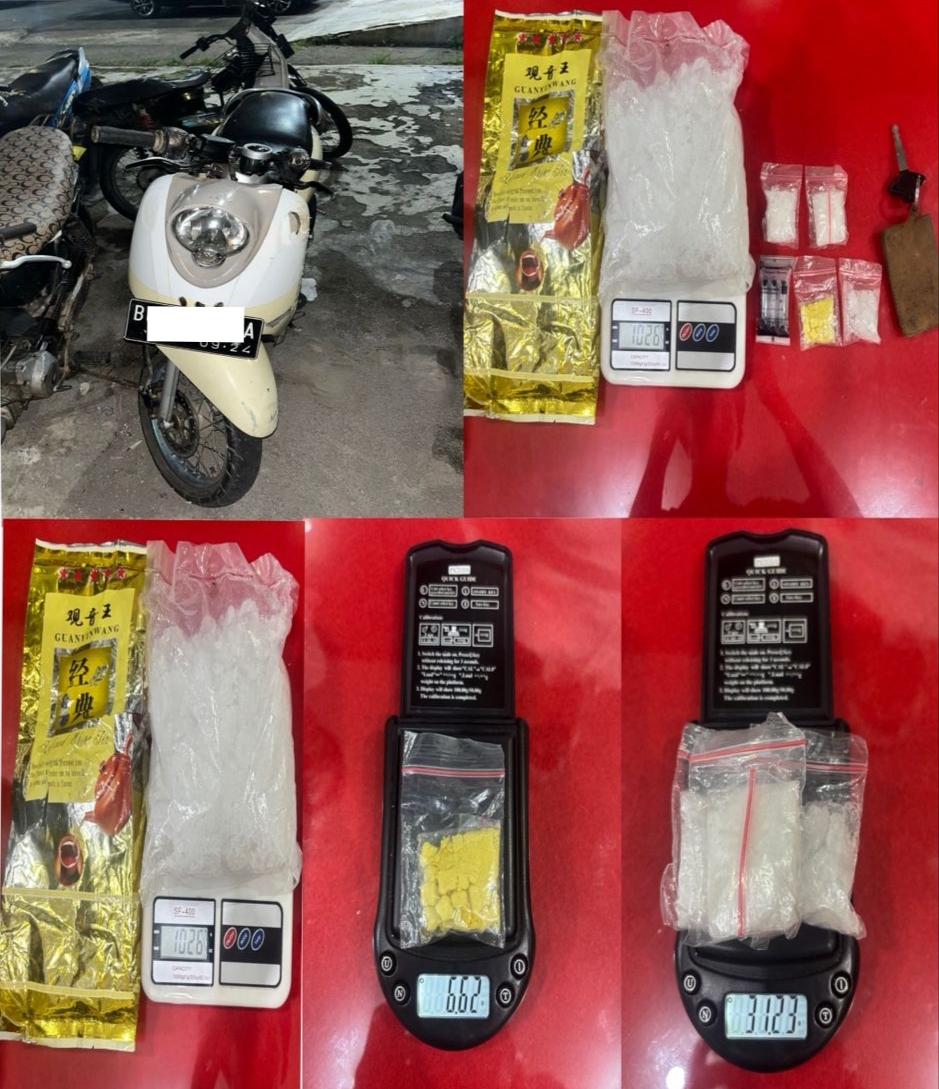 Aksi Kejar- Kejaran Satres Narkoba Polres Lubuklinggau Dengan Pembawa Sabu 1 Kilo Gram Lebih Dari lintas Muratara Tepatnya Di Jalinsum