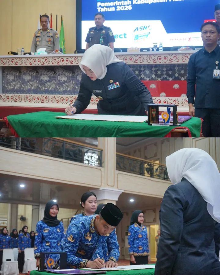 Bupati Musi Rawas Mengucapkan Selamat Kepada 192 Orang Yang Hari Ini Menerima SK PNS dan Diambil Sumpahnya