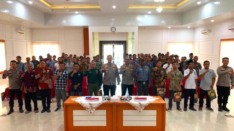 Dibuka Kapolda Sumsel Secara Virtual, Kapolres Musi Rawas Gelar Pelatihan Satuan Keamanan Lingkungan 