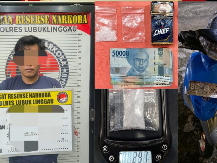 DM Warga Kelurahan Lubuk Tanjung Berhasil Ditangkap Satresnarkoba Polres Lubuklinggau