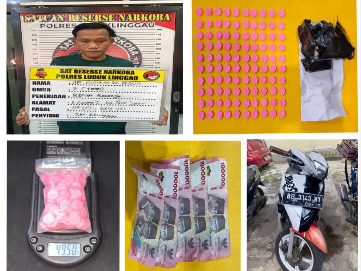 AK (31), Warga Kelurahan Pasar Satelit, Tak Berkutik Saat Disergap Tim Opsnal Satresnarkoba Polres Lubuklinggau di Pintu Masuk Lokalisasi 