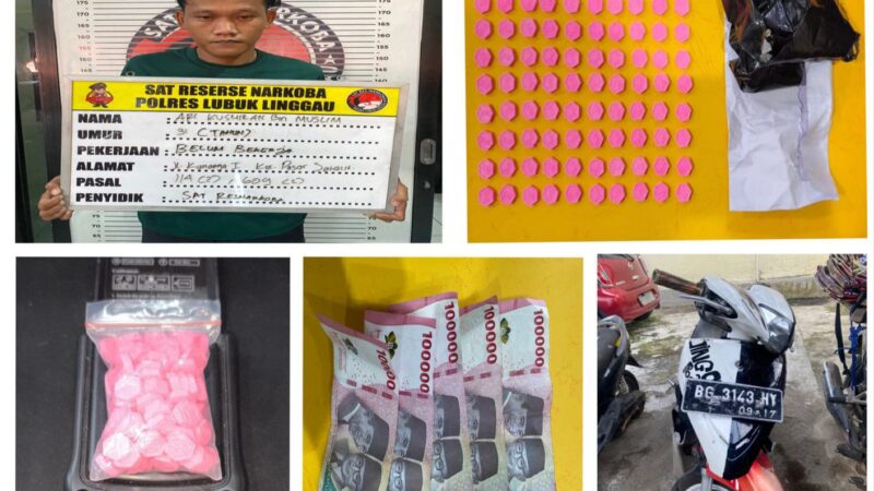 AK (31), Warga Kelurahan Pasar Satelit, Tak Berkutik Saat Disergap Tim Opsnal Satresnarkoba Polres Lubuklinggau di Pintu Masuk Lokalisasi 