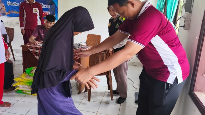 Sentuhan Kemanusiaan Polri, Kapolres Musi Rawas Salurkan Bantuan dan Cek Kesehatan di Panti Jompo Harapan Kita, Dalam Rangka Hari Bhayangkara ke-80