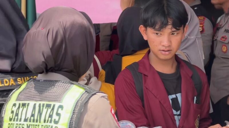 Merajut Aspirasi dalam Kedamaian: Sinergi Humanis Polres Musi Rawas di Tengah Aksi Mahasiswa