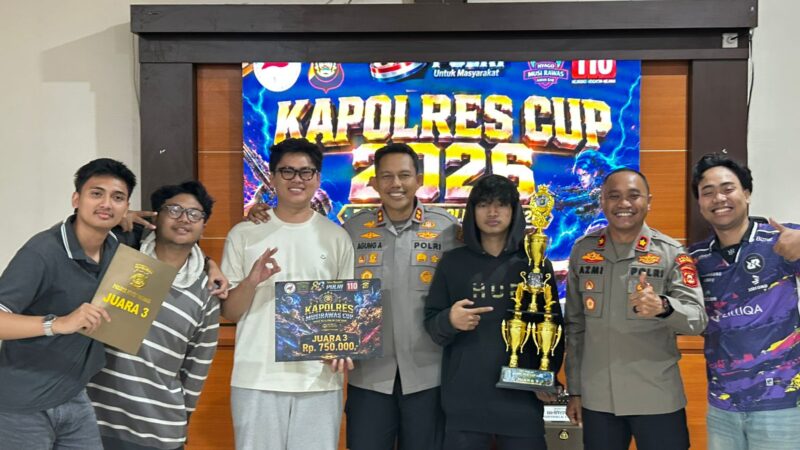 Jelang HUT Bhayangkara ke-80 Polres Musi Rawas Gelar Turnamen E-Sport Mobile Legends Kapolri Cup 2026