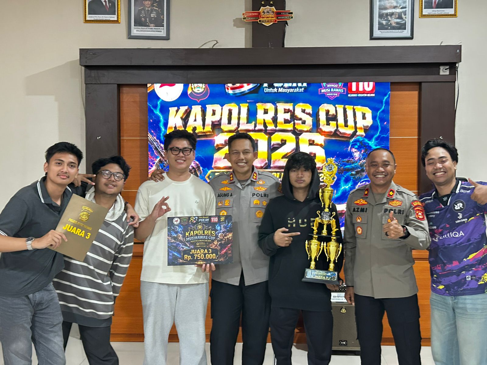 Jelang HUT Bhayangkara ke-80 Polres Musi Rawas Gelar Turnamen E-Sport Mobile Legends Kapolri Cup 2026