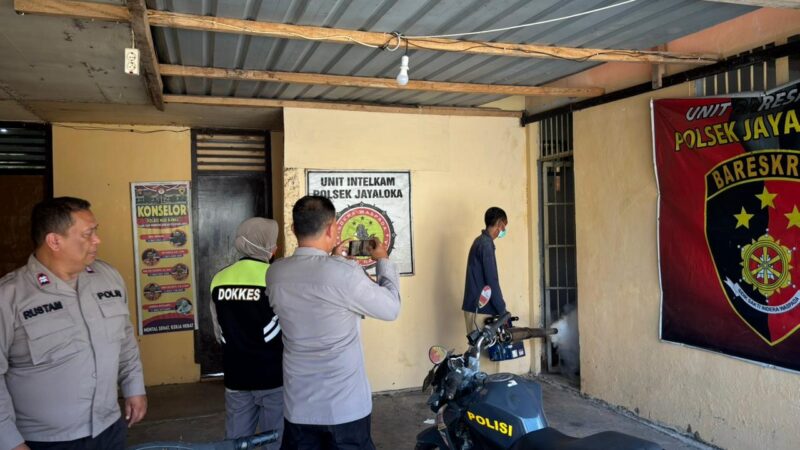 Sidokkes Polres Musi Rawas Gelar Fogging di Seluruh Polsek Jajaran Jelang HUT Bhayangkara Ke-80 