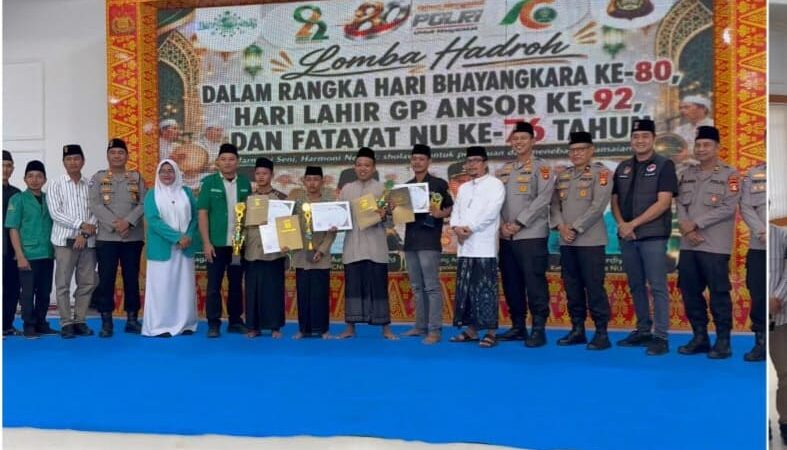 Sinergi dalam Harmoni: Polres Musi Rawas dan Nahdlatul Ulama Rayakan Hari Bhayangkara dengan Lomba Hadroh