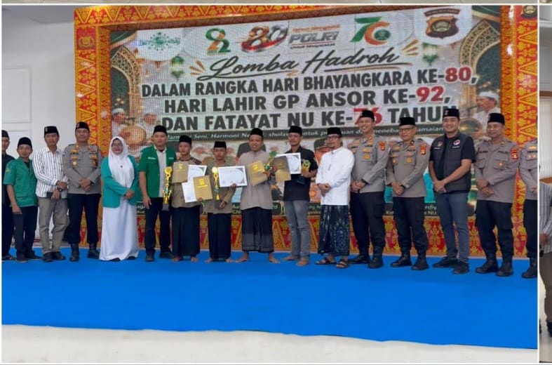 Sinergi dalam Harmoni: Polres Musi Rawas dan Nahdlatul Ulama Rayakan Hari Bhayangkara dengan Lomba Hadroh