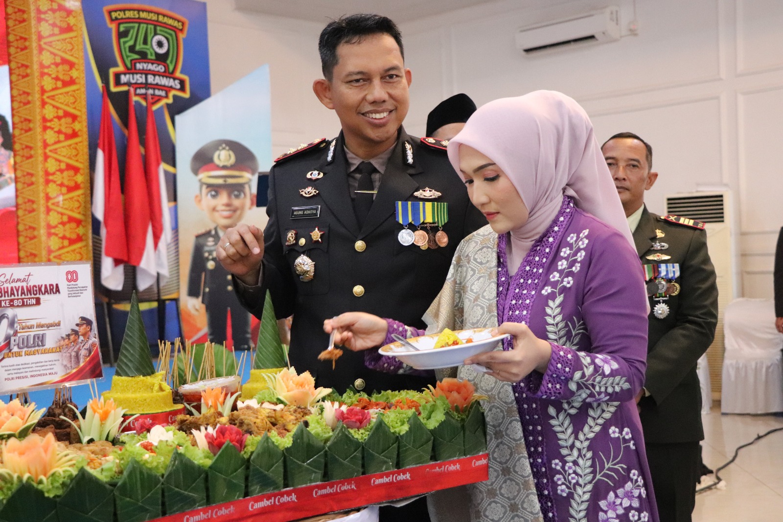 Dedikasi dan Apresiasi, Syukuran Hari Bhayangkara ke-80 Polres Musi Rawas”
