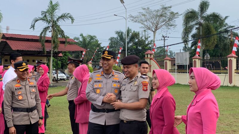 Kapolres Musi Rawas Pimpin Upacara Kenaikan Pangkat 34 Personel: Wujud Apresiasi atas Dedikasi dan Loyalitas