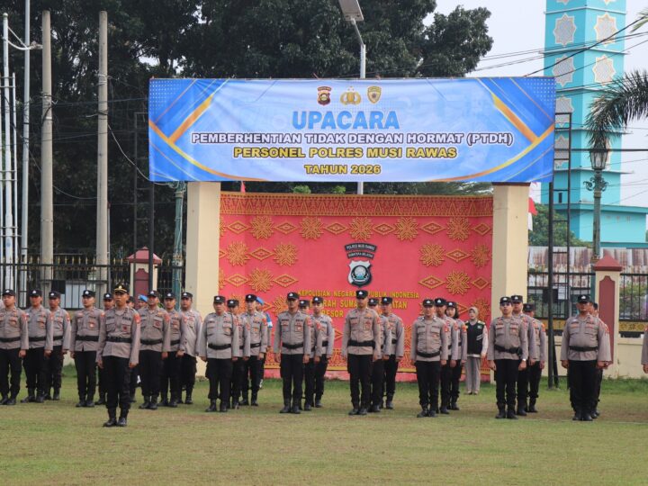 Respon Cepat Polres Musi Rawas, Menindaklanjuti Pelanggaran Kode Etik Personelnya