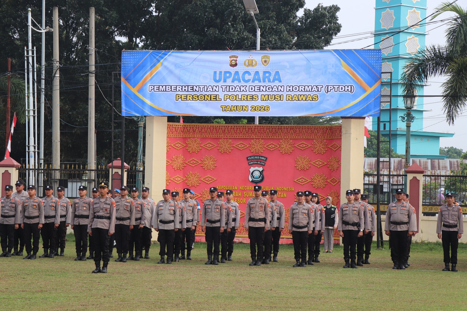 Respon Cepat Polres Musi Rawas, Menindaklanjuti Pelanggaran Kode Etik Personelnya