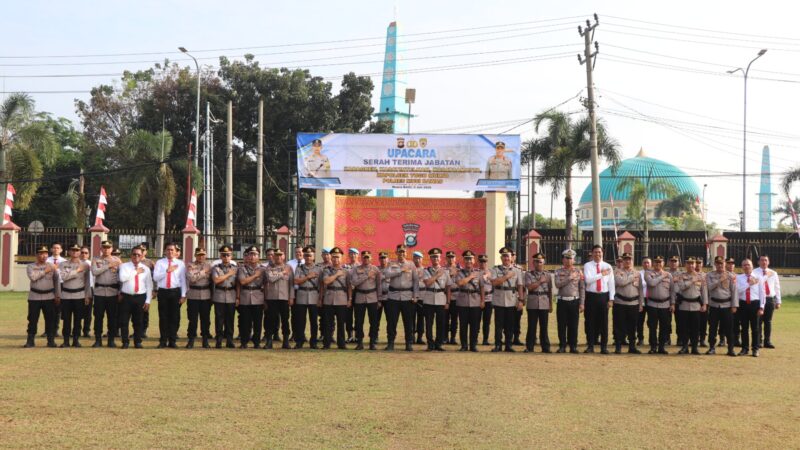 *Pimpin Sertijab Empat Pejabat Utama, Kapolres Musi Rawas: Ini Dinamika Lazim Demi Regenerasi Organisasi*
