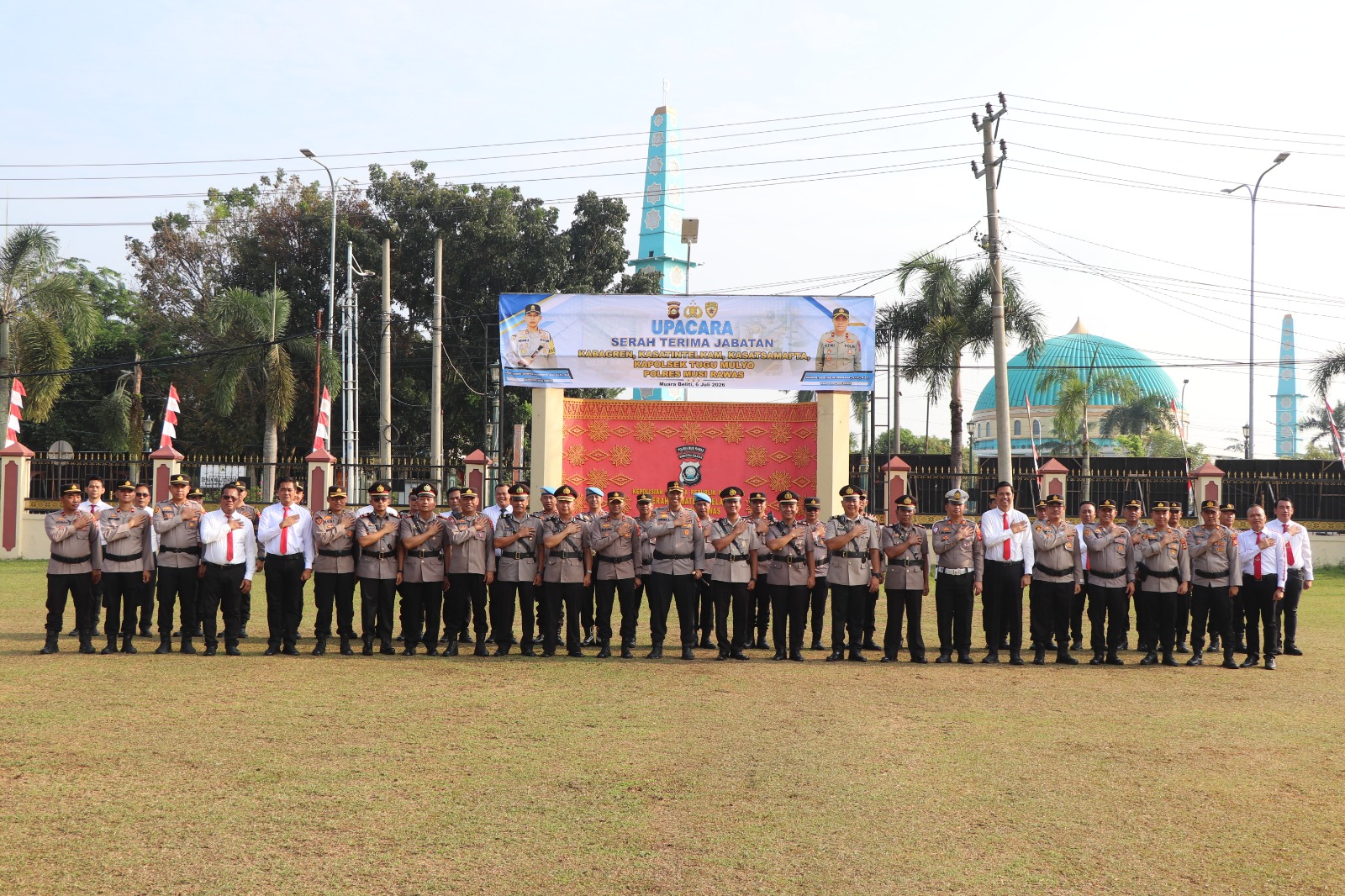 *Pimpin Sertijab Empat Pejabat Utama, Kapolres Musi Rawas: Ini Dinamika Lazim Demi Regenerasi Organisasi*