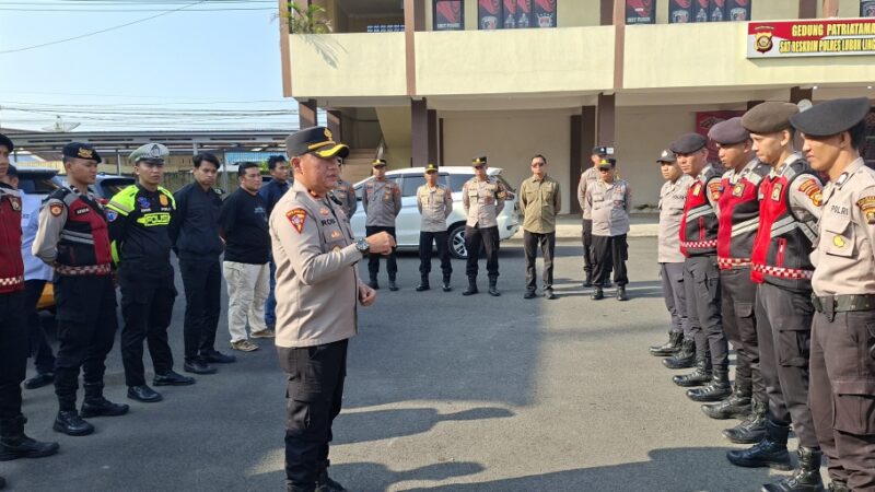 Apel Kamtibmas Kapolres Lubuklinggau AKBP Adhitia Bagus Arjunadi Komitmen Jaga Kepercayaan Publik