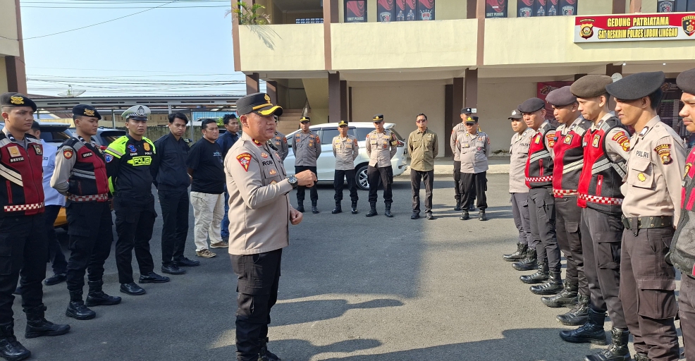 Apel Kamtibmas Kapolres Lubuklinggau AKBP Adhitia Bagus Arjunadi Komitmen Jaga Kepercayaan Publik