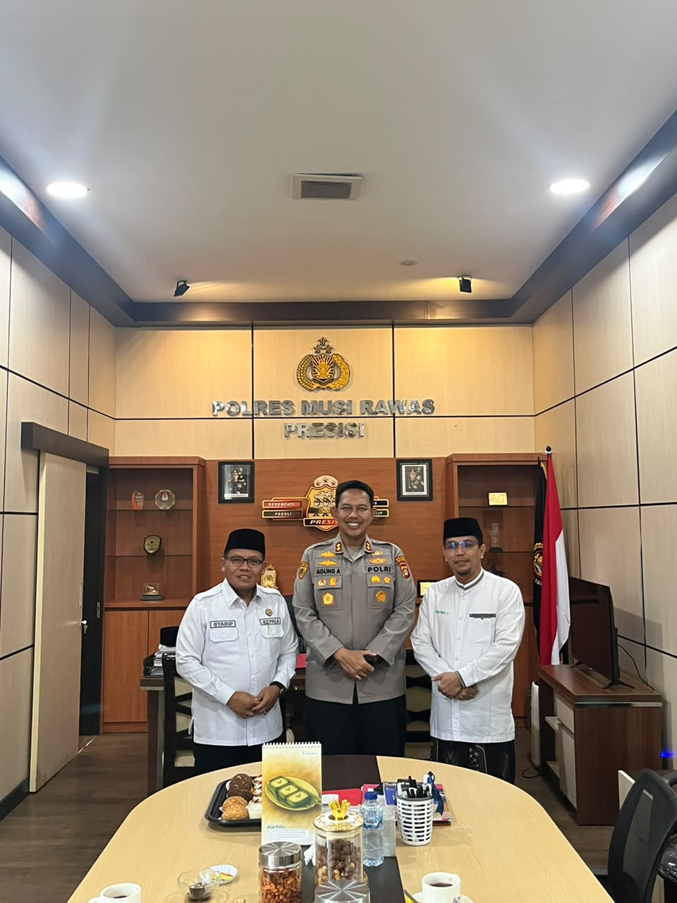 Kapolres Musi Rawas Terima Silaturahmi Kepala Kemenag dan Ketua PCNU, Perkuat Sinergi Menjaga Kamtibmas