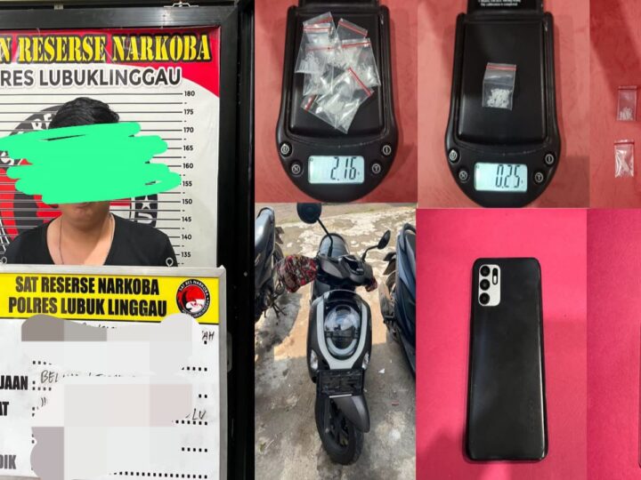 Niat Edarkan Narkotika Satresnarkoba Polres Lubuklinggau Sigap Amankan Pelaku